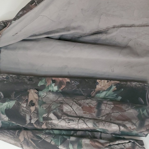 Mens Liberty Camo Button Down Shirt Jacket Size XXL Realtree Hardwoods - Picture 5 of 10